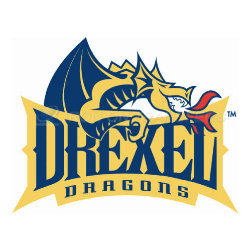 Drexel Dragons Logo T-shirts Iron On Transfers N4278 - Click Image to Close